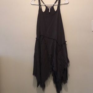 dark gray free people dress